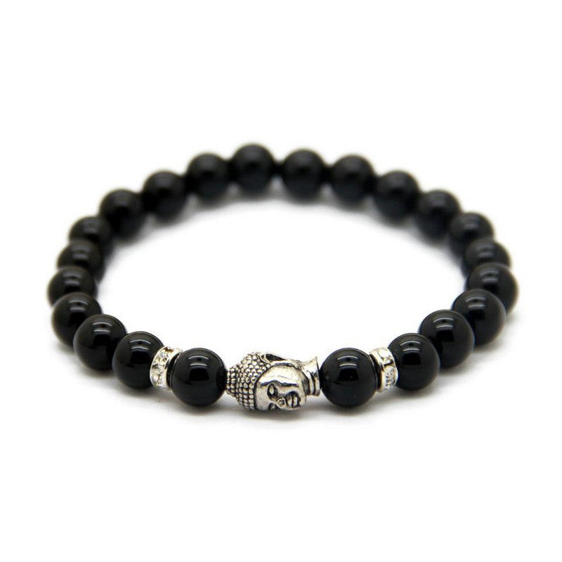 Buddha Black Beaded Bracelet | Tropical Jewelry - Makana Hut