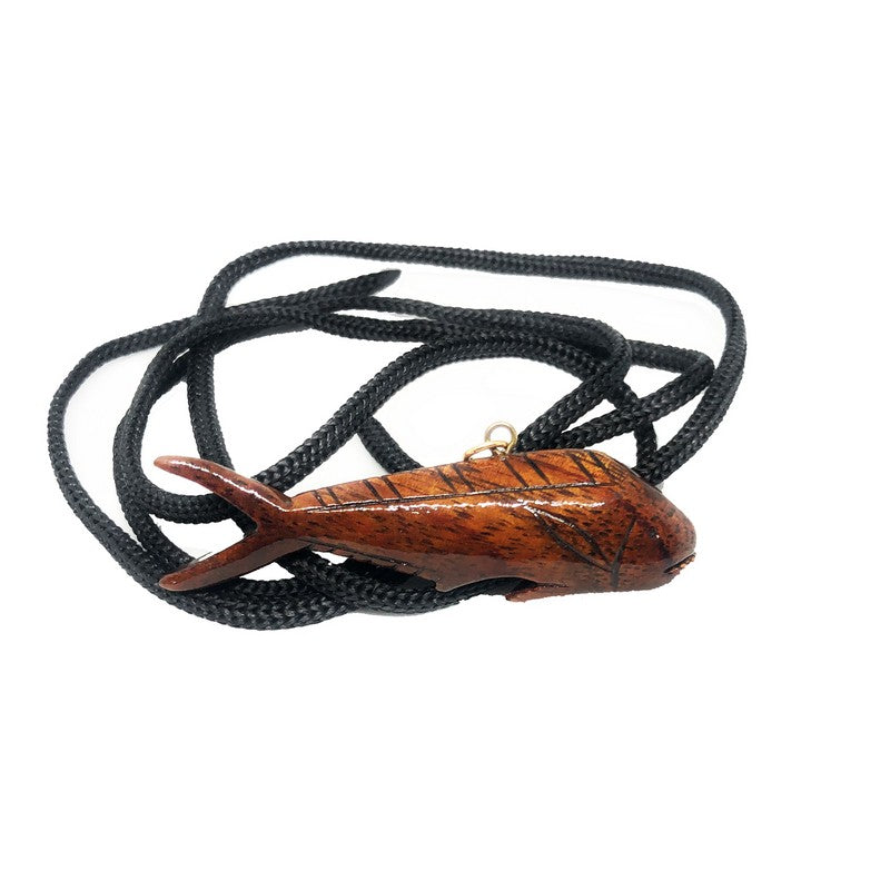Mahi Mahi Koa Wood Necklace - Makana Hut