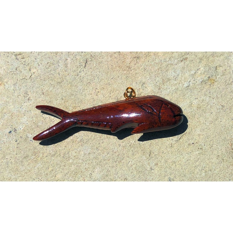 Mahi Mahi Koa Wood Necklace - Makana Hut