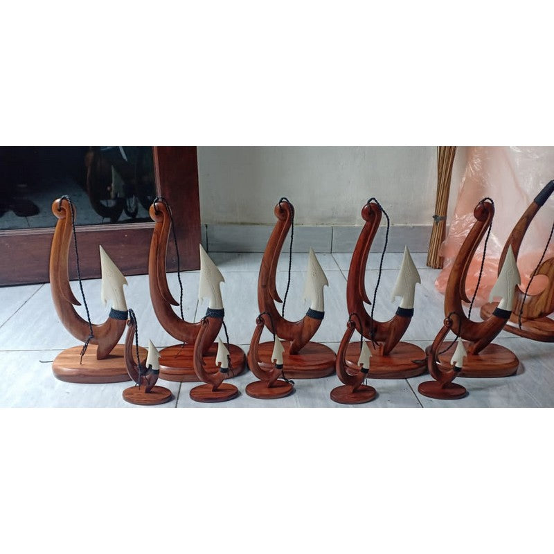 Polynesian Fish Hook w/ Engravings | Hawaiian Home