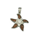 Koa Wood Starfish Hawaiian Pendant - Makana Hut