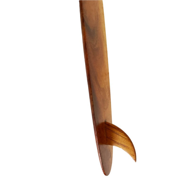 Koa Wood Vintage Surfboard with Stand | Hawaiian Home