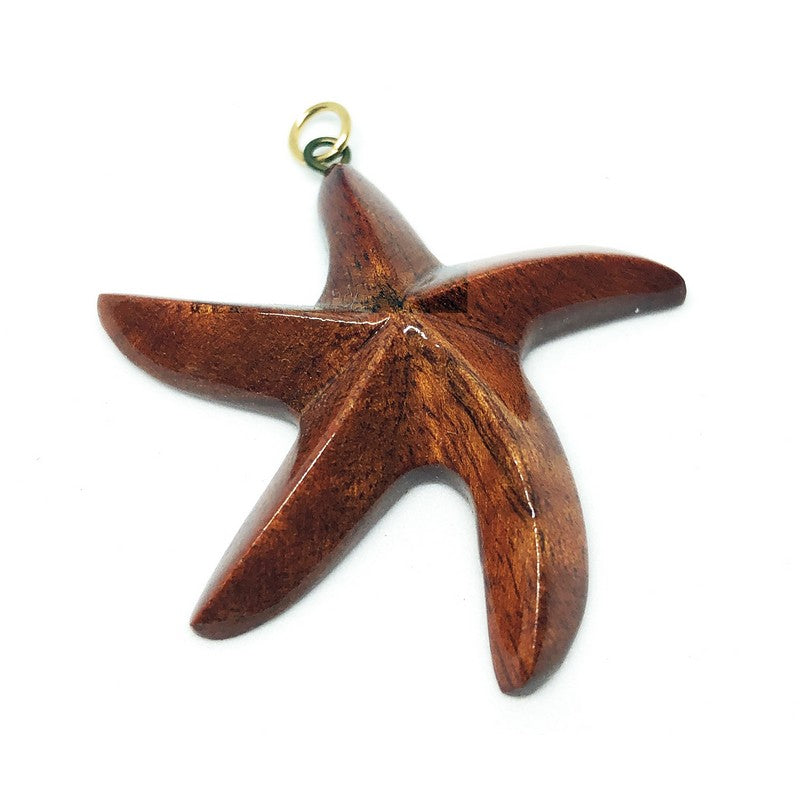 Koa Starfish Pendant - Makana Hut