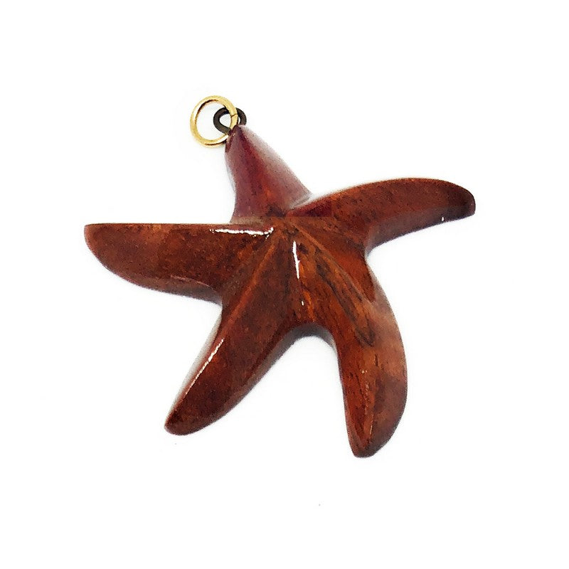 Koa Starfish Pendant - Makana Hut