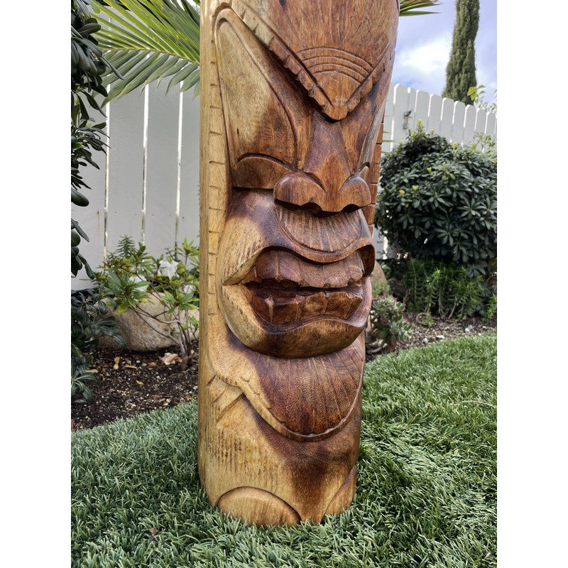 Life and Peace Tiki Totem | Hawaiian Décor 40"