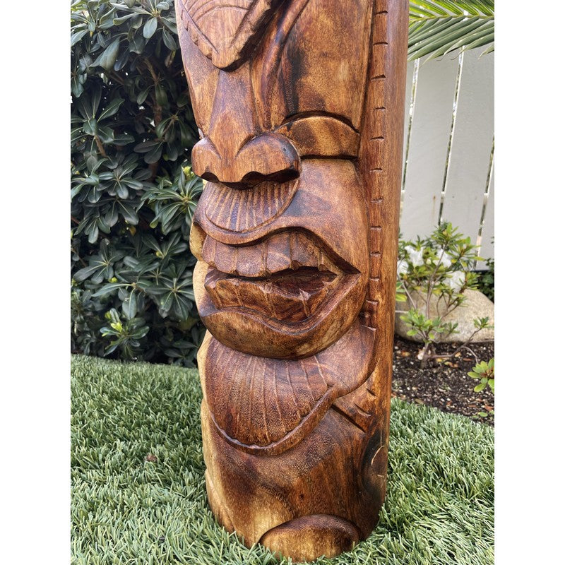 Life and Peace Tiki Totem | Hawaiian Décor 40"