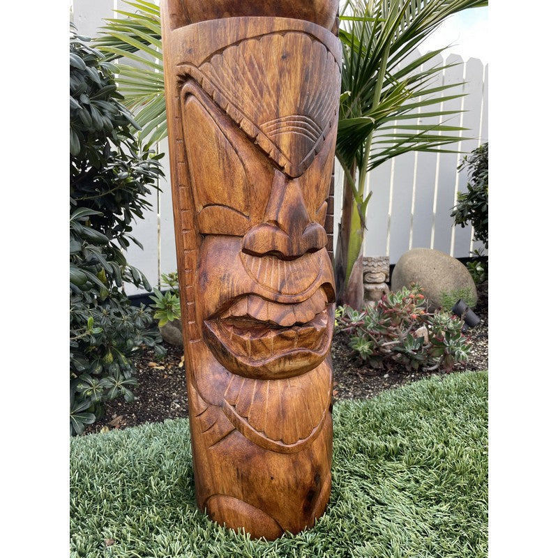 Life and Peace Tiki Totem | Hawaiian Décor 40"