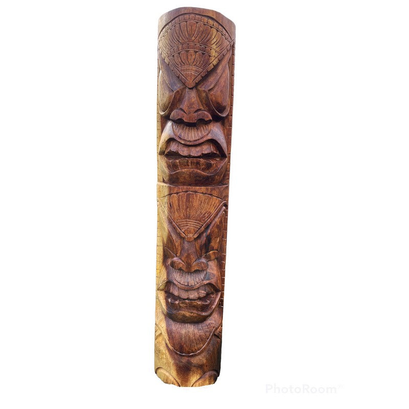 Life and Peace Tiki Totem | Hawaiian Décor 40"