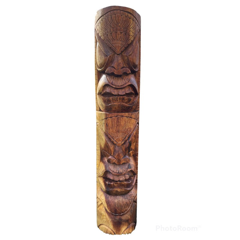 Life and Peace Tiki Totem | Hawaiian Décor 40"