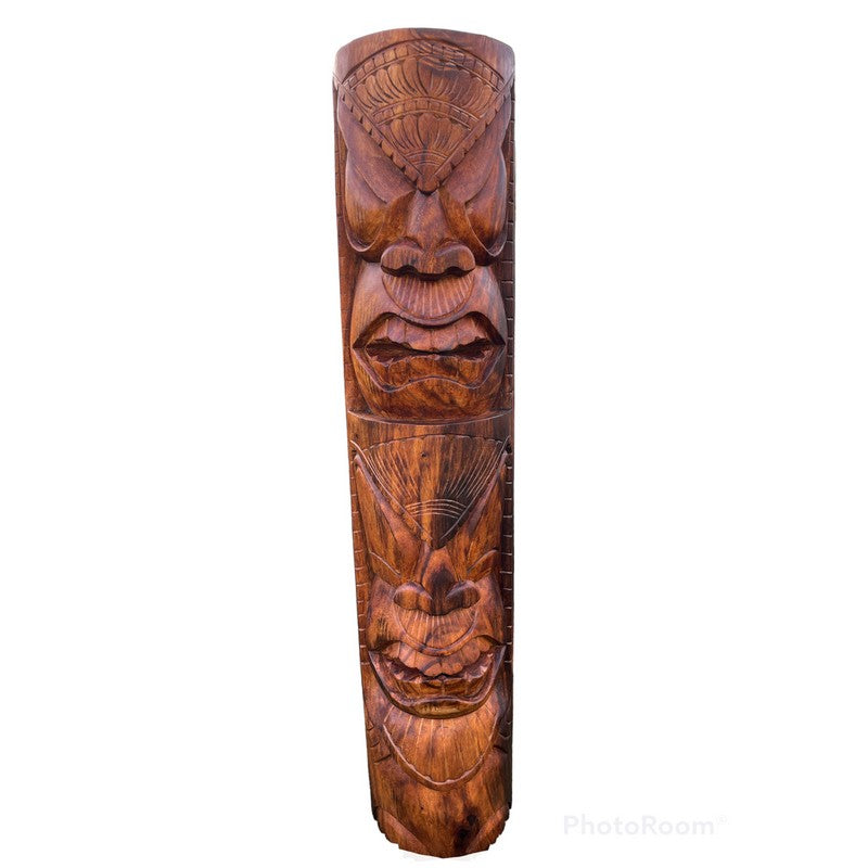 Life and Peace Tiki Totem | Hawaiian Décor 40"