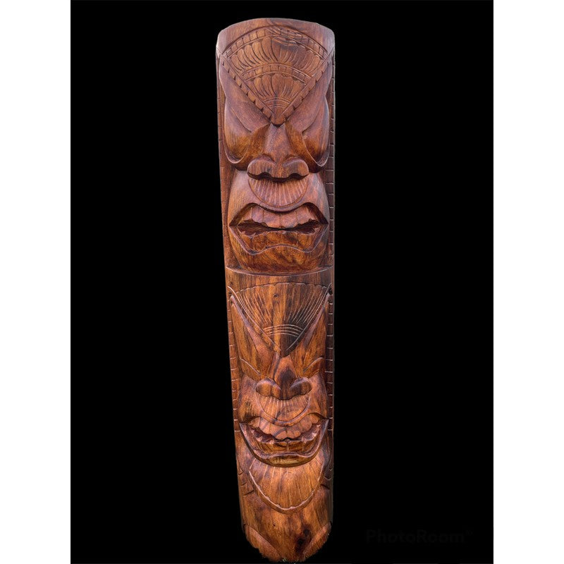 Life and Peace Tiki Totem | Hawaiian Décor 40"