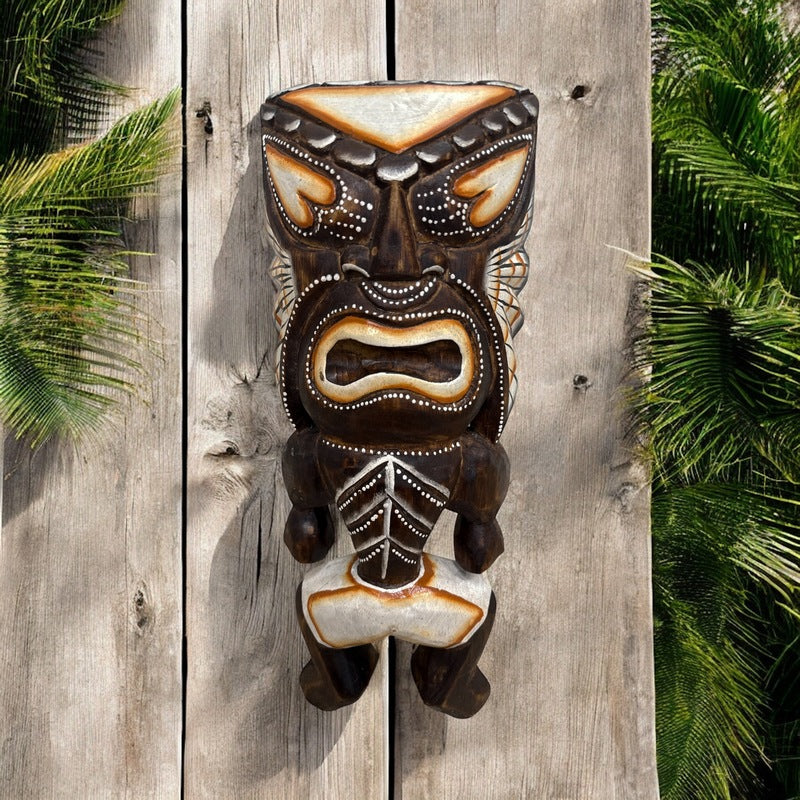 Tiki Figure Wall Plaque 16