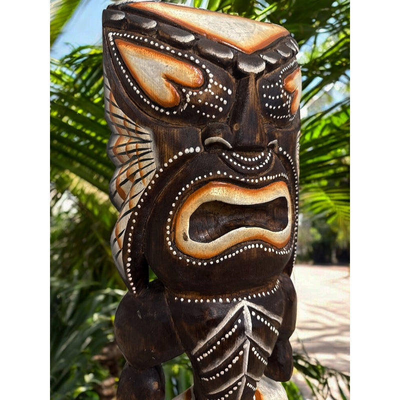 Tiki Figure Wall Plaque 16
