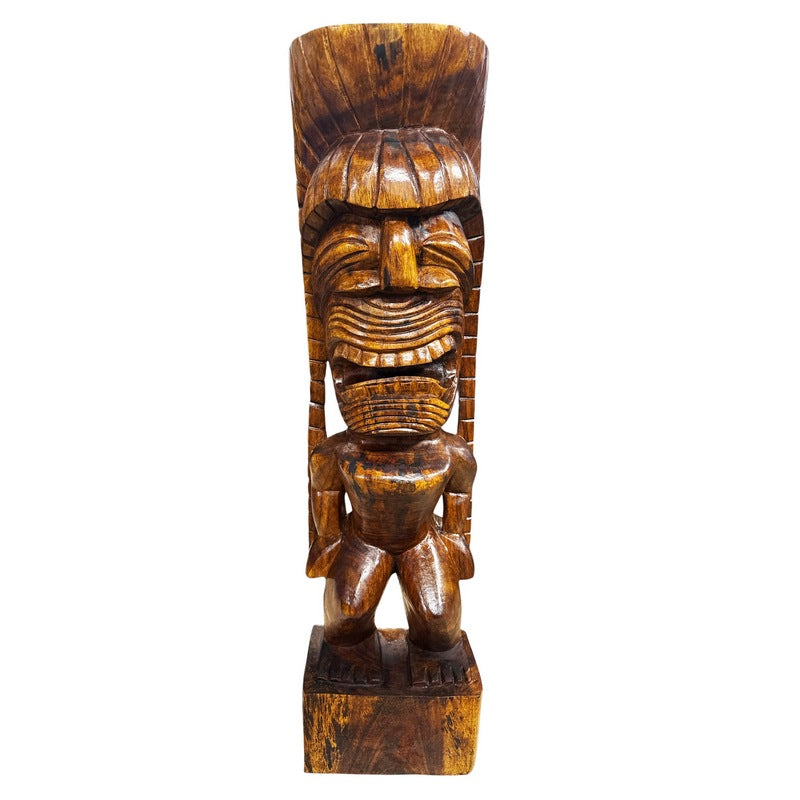 Kanaloa Tiki | Hawaii Museum Replica 32" (Dark Oak)