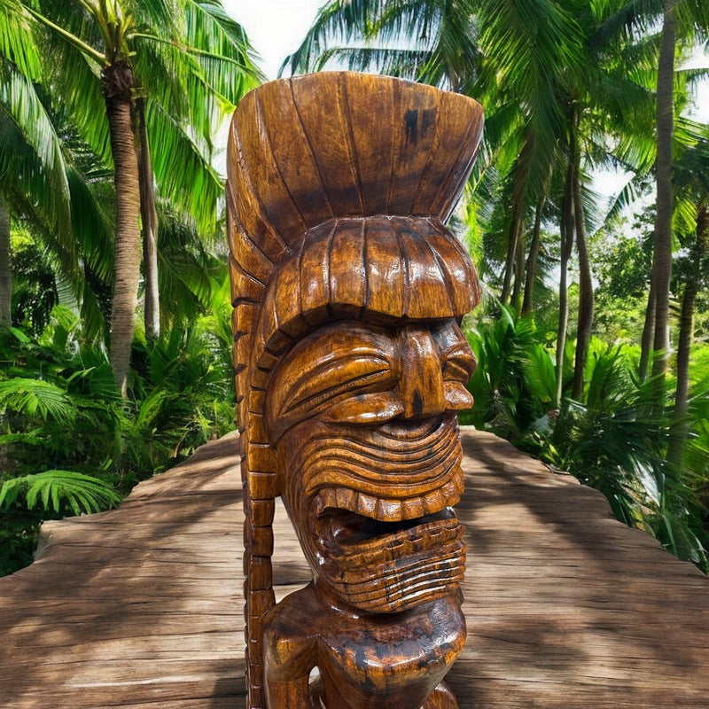 Kanaloa Tiki | Hawaii Museum Replica 32" (Dark Oak)