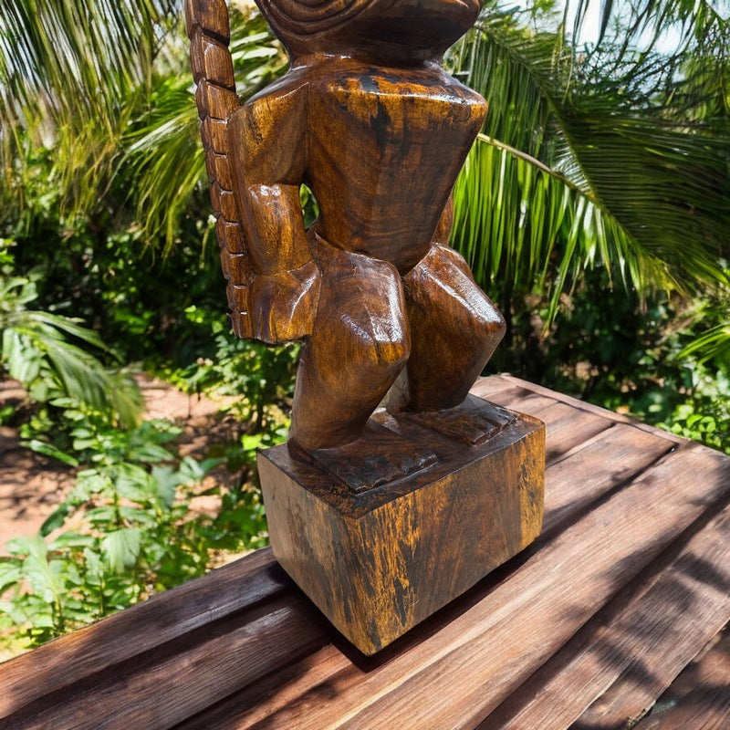 Kanaloa Tiki | Hawaii Museum Replica 32" (Dark Oak)