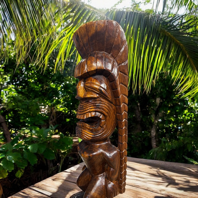 Kanaloa Tiki | Hawaii Museum Replica 32" (Dark Oak)