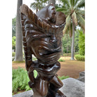 Lono Tiki God | Hawaiian Museum Replica 12" (Stained)