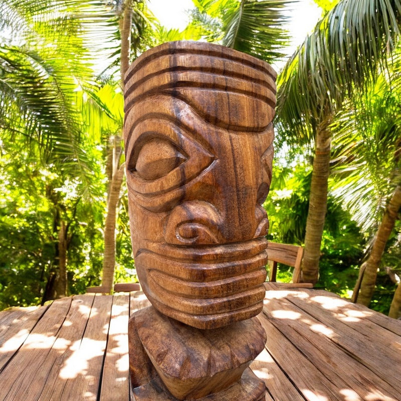 Marquesas Island Totem | Polynesian Heritage 20"