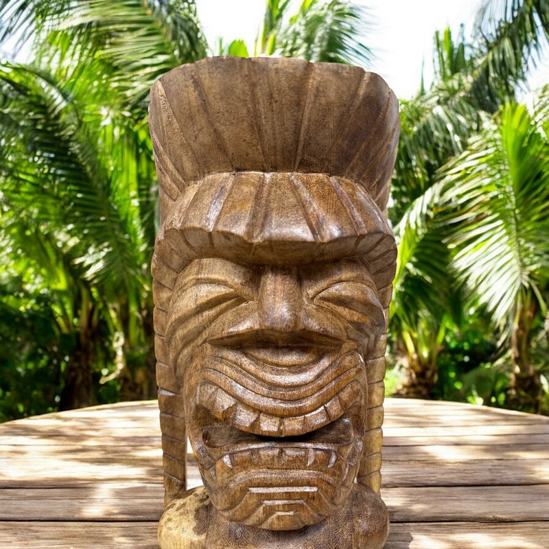 Kanaloa Tiki | Hawaii Museum Replica 20" (Natural)