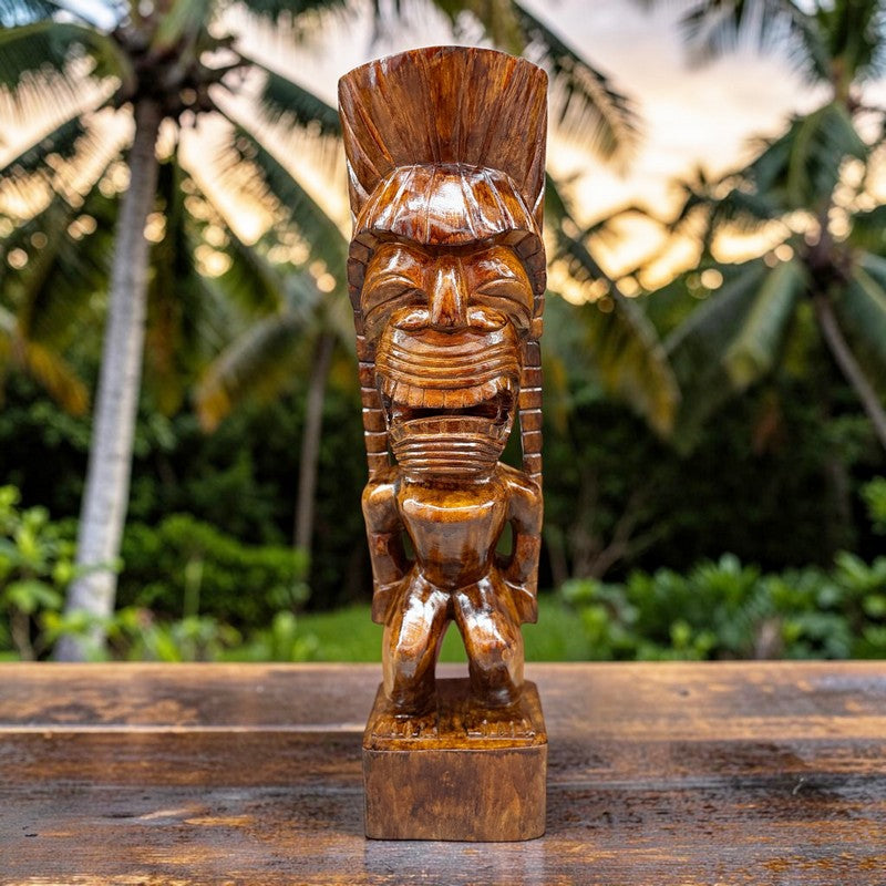 Kanaloa Tiki | Hawaii Museum Replica 32" (Mission Oak)