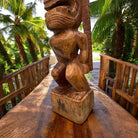 Kanaloa Tiki | Hawaii Museum Replica 32" Stained