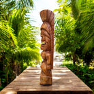 Kanaloa Tiki | Hawaii Museum Replica 32" Stained