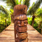 Kanaloa Tiki | Hawaii Museum Replica 32" Stained