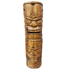Warrior and Strength Tiki Totem | Hawaiian Décor 20" (Natural)