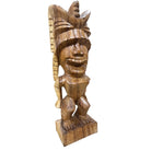 Lono Tiki God | Hawaiian Museum Replica 20" (Natural)