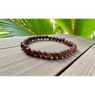 Koa Wood Bead Bracelet 6mm