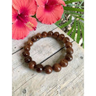 Koa Wood Bead Bracelet 10mm