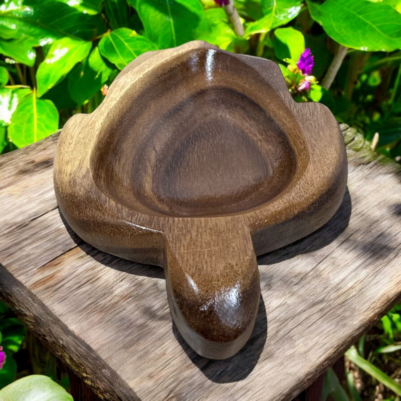 Acacia Wood Honu Dish 7"