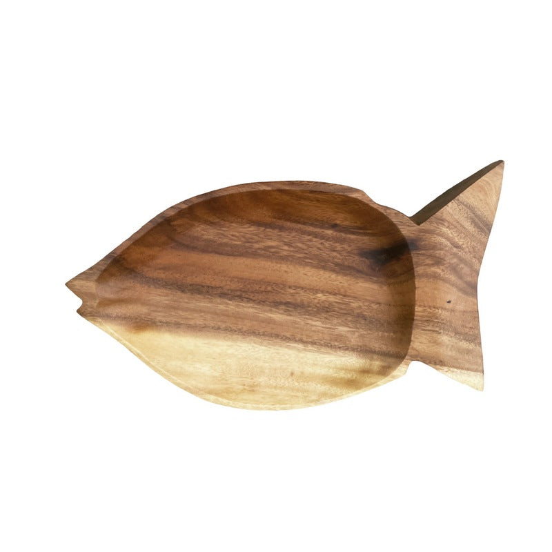 Fish Tray Bass Wooden Food Safe Tray 