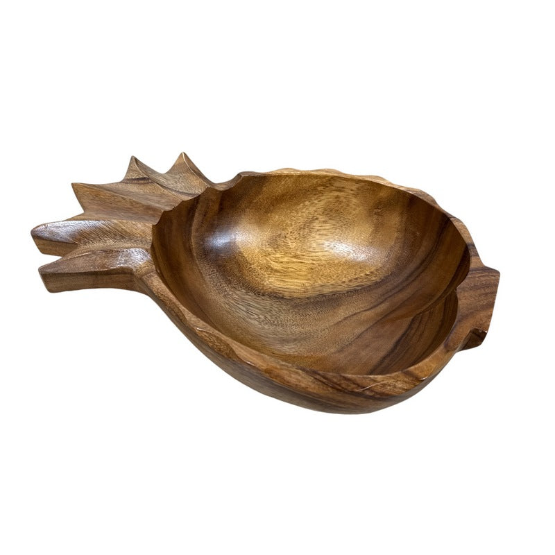 Acacia Wood Pineapple Bowl