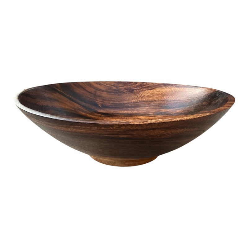 Acacia Wood Wok Bowl