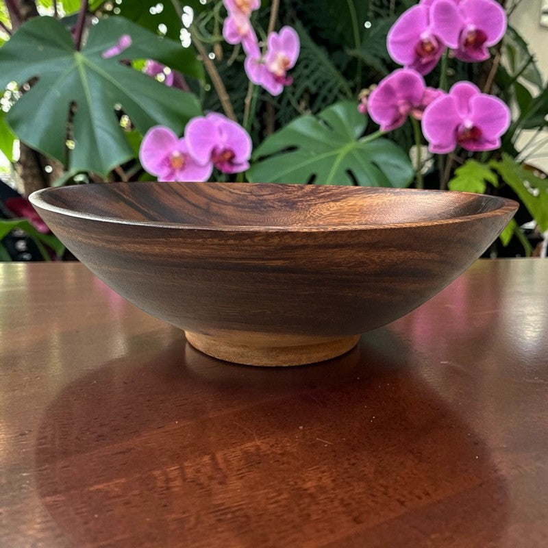 Acacia Wood Wok Bowl