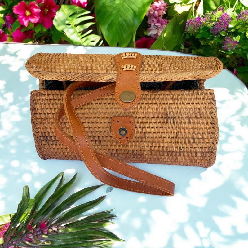 Natural Rattan Handbag/Clutch