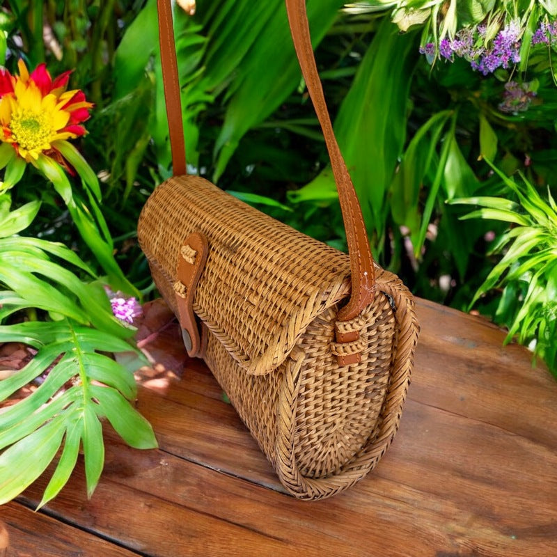 Natural Rattan Handbag/Clutch