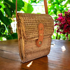 Natural Rattan Rectangular Bag