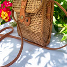 Natural Rattan Rectangular Bag