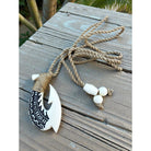 Buffalo Bone Fish Hook w/ Engravings