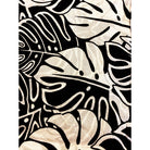 Beach Cover-Up | Monstera Leaves BLACK