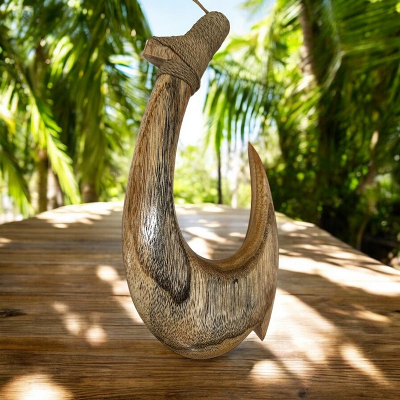 Hawaiian Fish Hook | Home Décor 12"