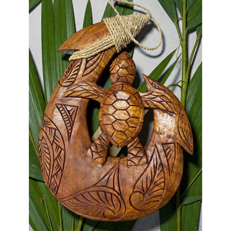 Hawaiian Fish Hook w/ Turtle