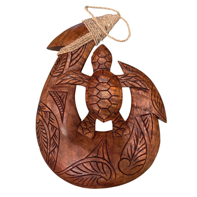 Hawaiian Fish Hook w/ Turtle
