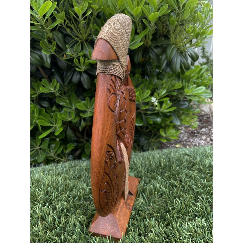 Hawaiian Fish Hook w/ Turtle on Stand