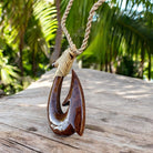 Koa Wood Hawaiian Fish Hook