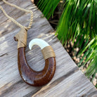 Koa Wood Hawaiian Fish Hook (Makau)