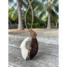 Koa and Bone Makau with Engraving